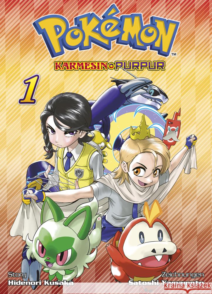 Pokémon Karmesin und Purpur 01 Kusaka, Hidenori, Yamamoto, Satoshi 9783741640551 Panini Manga und Comic - książka