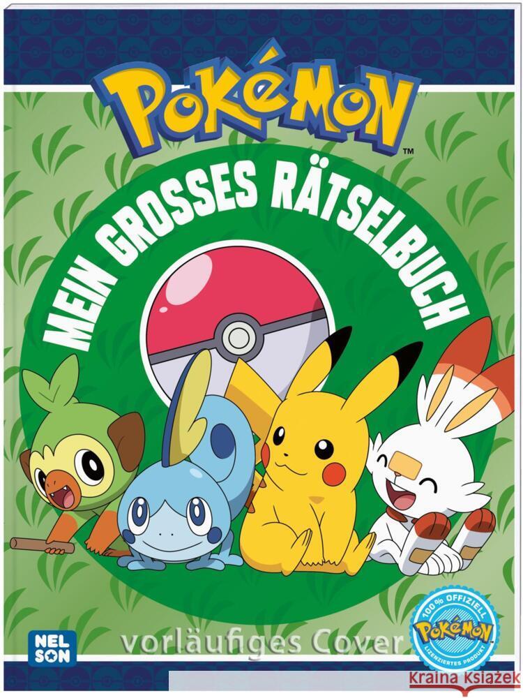 Pokémon: Mein großes Rätselbuch  9783845122540 Nelson - książka