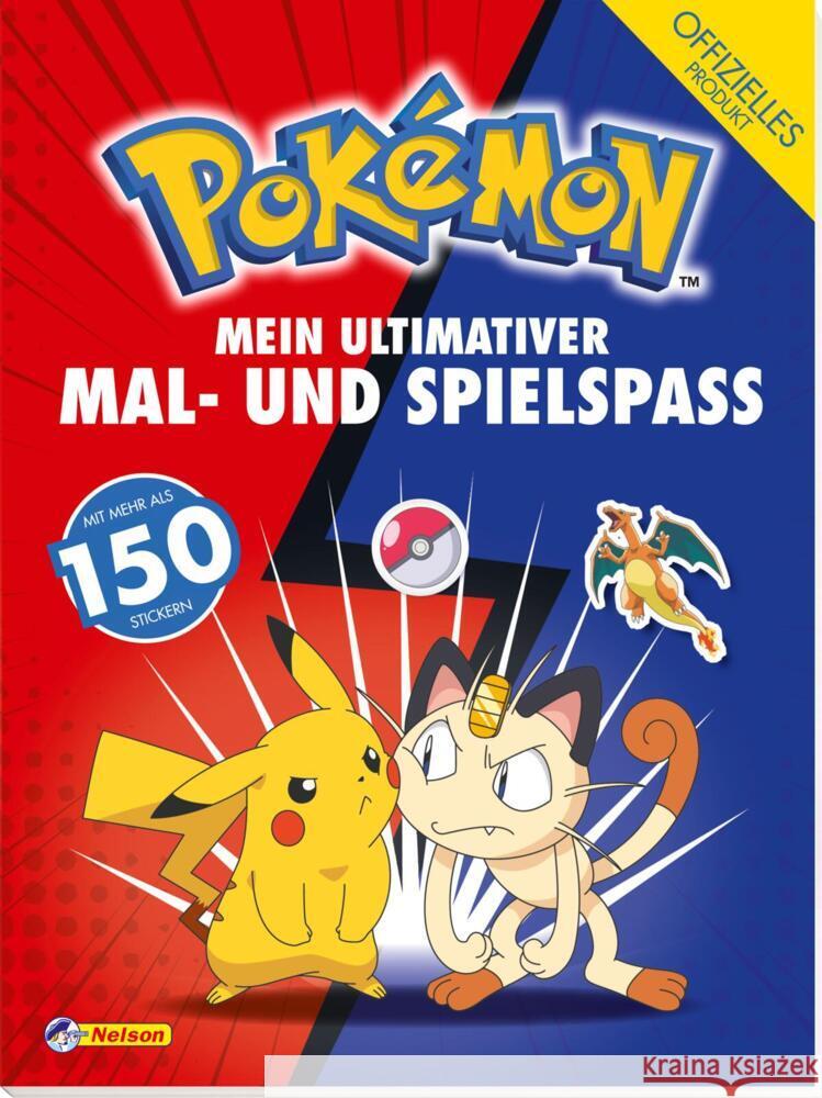 Pokémon: Mein ultimativer Spiel- und Malspaß : Über 100 Sticker  9783845116358 Nelson - książka