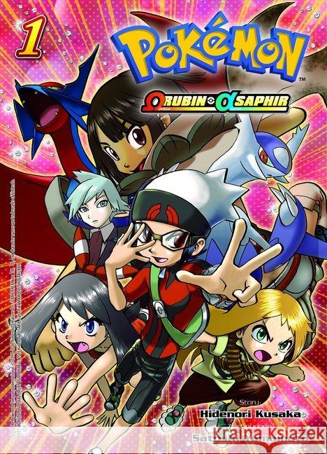 Pokémon Omega Rubin und Alpha Saphir. Bd.1 Kusaka, Hidenori; Yamamoto, Satoshi 9783741602009 Panini Manga und Comic - książka