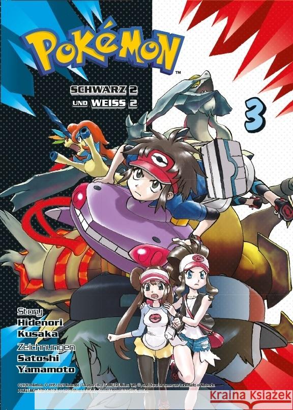 Pokémon, Schwarz und Weiß, Edition 2. Bd.3 Kusaka, Hidenori, Yamamoto, Satoshi 9783741608728 Panini Manga und Comic - książka