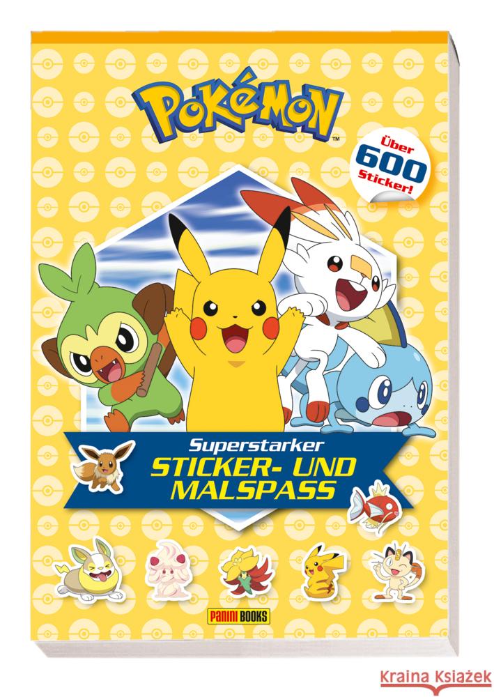 Pokémon: Superstarker Sticker- und Malspass  9783833239373 Panini Books - książka