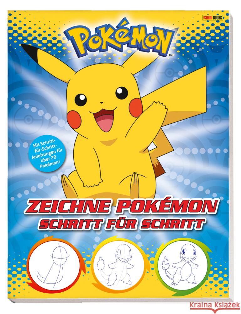 Pokémon: Zeichne Pokémon Schritt für Schritt Barbo, Maria S., West, Tracy, Zalme, Ron 9783833239779 Panini Books - książka