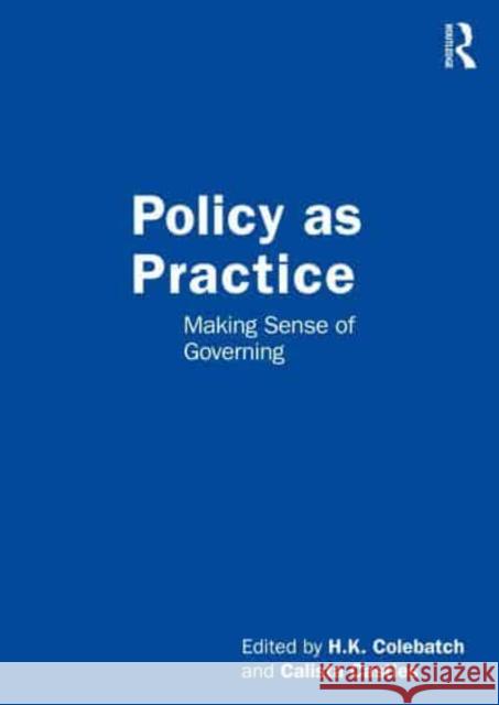 Policy as Practice  9781032437170 Taylor & Francis Ltd - książka