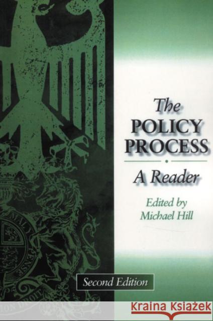 Policy Process: A Reader Hill, Michael 9780136169475 Taylor and Francis - książka