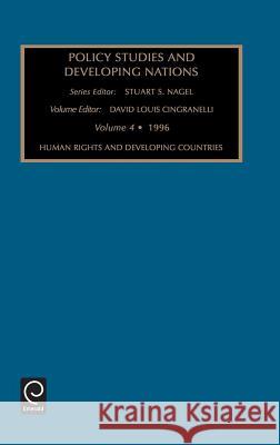Policy studies in developing nations Stuart S. Nagel, David Cingranelli 9780762300365 Emerald Publishing Limited - książka