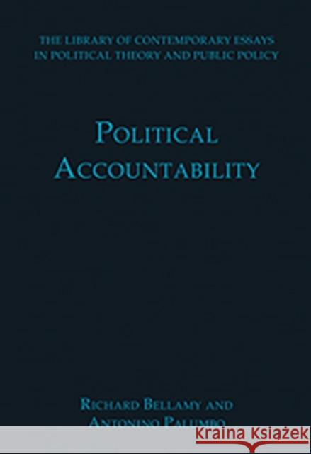 Political Accountability  9780754628064 ASHGATE PUBLISHING GROUP - książka
