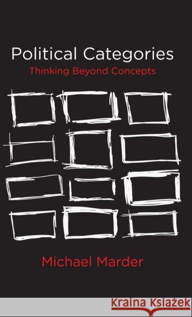 Political Categories: Thinking Beyond Concepts Michael Marder 9780231188685 Columbia University Press - książka