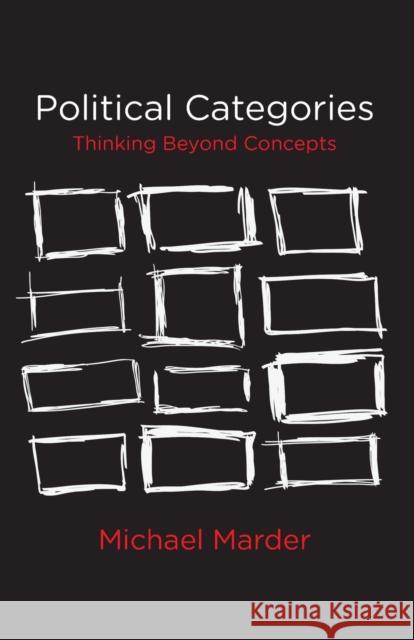 Political Categories: Thinking Beyond Concepts Michael Marder 9780231188692 Columbia University Press - książka