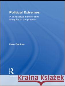 Political Extremes: A conceptual history from antiquity to the present Backes, Uwe 9780415500500  - książka