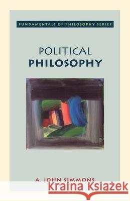 Political Philosophy A. John Simmons 9780195138023  - książka