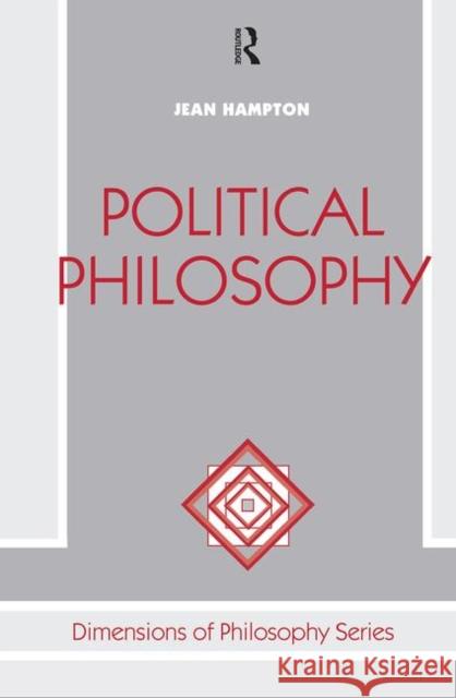 Political Philosophy Jean Hampton   9780367317331 Routledge - książka