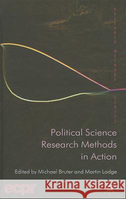 Political Science Research Methods in Action Michael Bruter 9780230367753  - książka