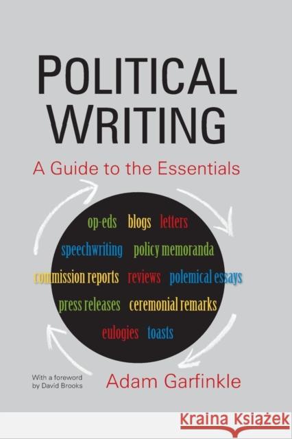 Political Writing: A Guide to the Essentials: A Guide to the Essentials Garfinkle, Adam 9780765631244 M.E. Sharpe - książka