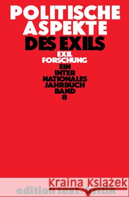 Politische Aspekte Des Exils Koebner, Thomas 9783112422656 de Gruyter - książka