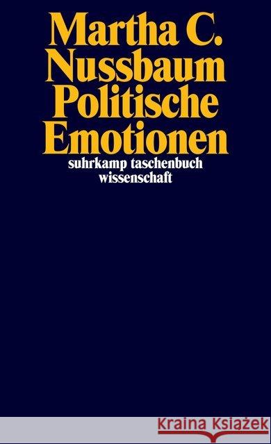 Politische Emotionen : Warum Liebe für Gerechtigkeit wichtig ist Nussbaum, Martha C. 9783518297728 Suhrkamp - książka