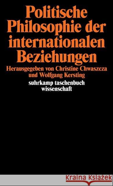 Politische Philosophie der internationalen Beziehungen  9783518289655 Suhrkamp - książka