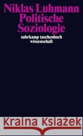 Politische Soziologie Luhmann, Niklas 9783518296684 Suhrkamp - książka