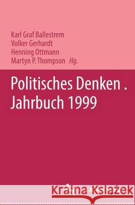 Politisches Denken. Jahrbuch 1999 