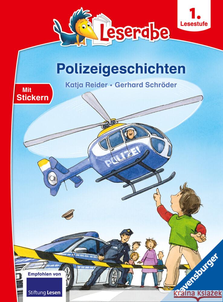 Polizeigeschichten - Leserabe 1. Klasse - Erstlesebuch für Kinder ab 6 Jahren Reider, Katja 9783473463091 Ravensburger Verlag - książka