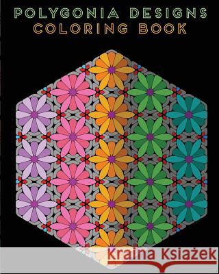 Polygonia Designs Coloring Book David Kaufman 9781984008572 Createspace Independent Publishing Platform - książka