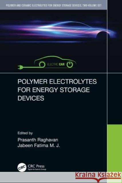 Polymer and Ceramic Electrolytes for Energy Storage Devices, Two-Volume Set  9780367683306 Taylor & Francis Ltd - książka