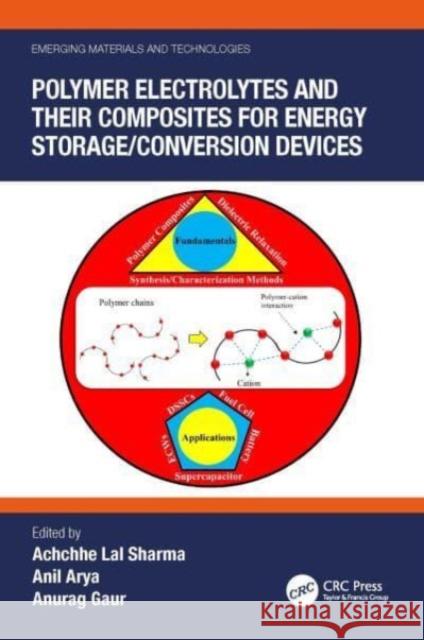 Polymer Electrolytes and Their Composites for Energy Storage/Conversion Devices Achchhe Lal Sharma Anil Arya Anurag Gaur 9781032077604 CRC Press - książka