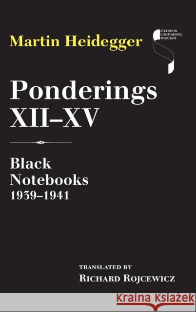 Ponderings XII-XV: Black Notebooks 1939-1941 Martin Heidegger Richard Rojcewicz 9780253029317 Indiana University Press - książka