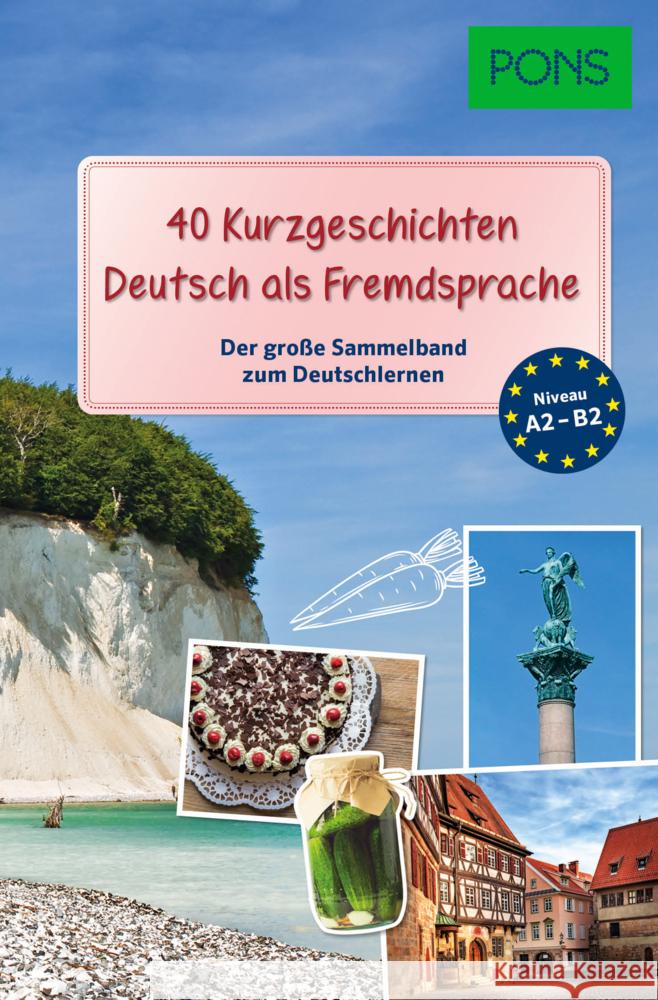 PONS 40 Kurzgeschichten Deutsch als Fremdsprache  9783125660571 PONS - książka