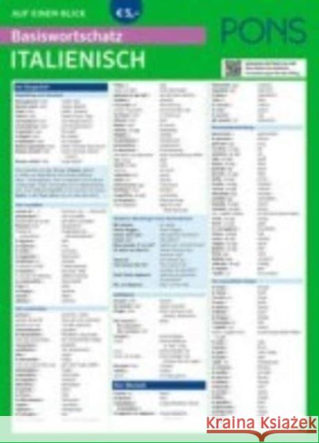PONS Basiswortschatz Italienisch auf einen Blick  9783125626928 PONS - książka