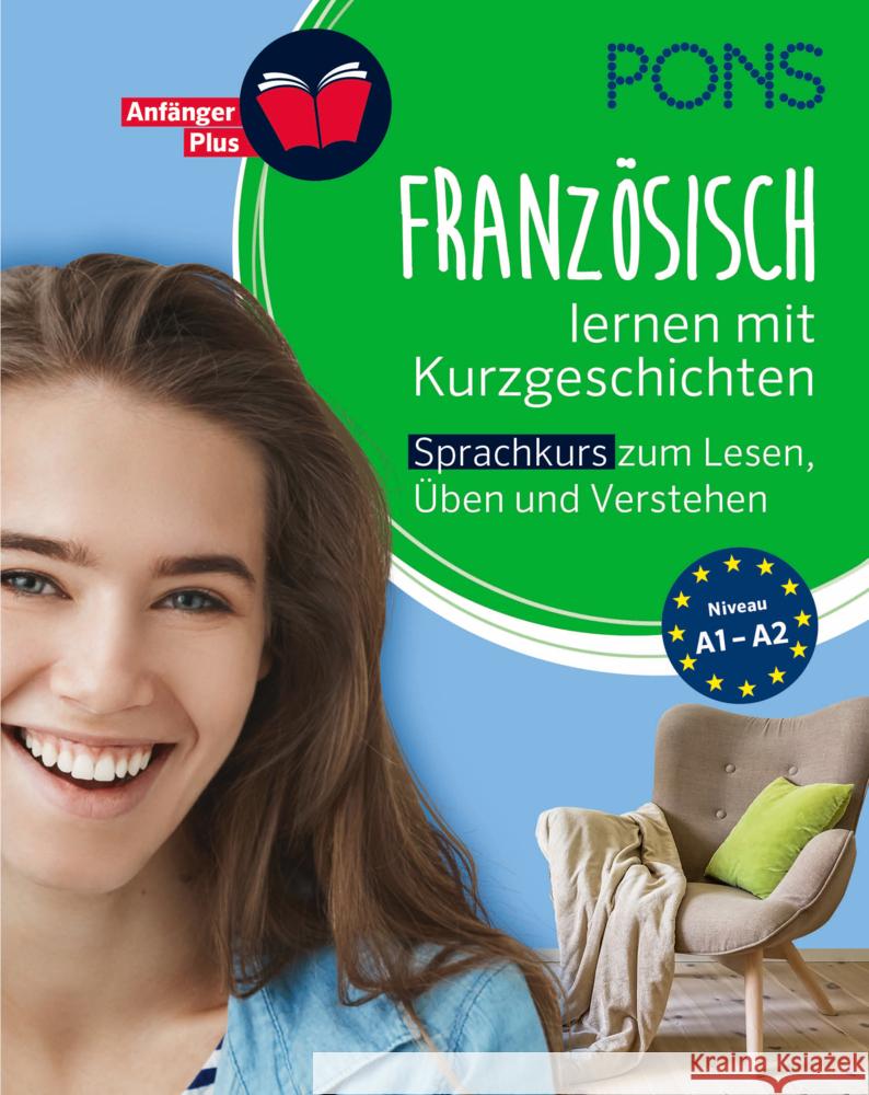 PONS Französisch lernen mit Kurzgeschichten  9783125623866 PONS - książka