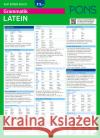 PONS Grammatik auf einen Blick, Latein  9783125619074 PONS