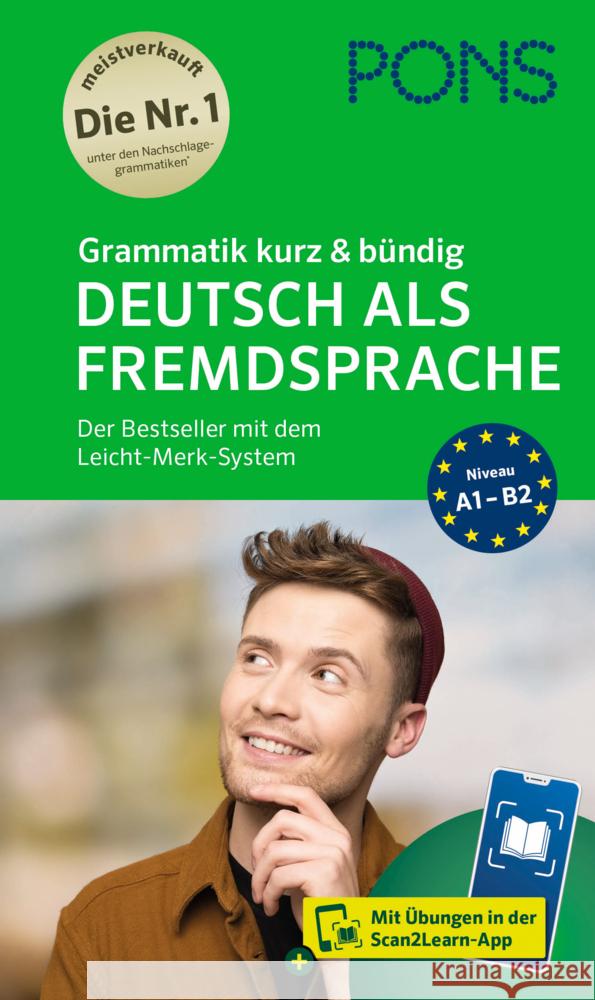 PONS Grammatik kurz & bündig Deutsch als Fremdsprache  9783125660618 Klett - książka