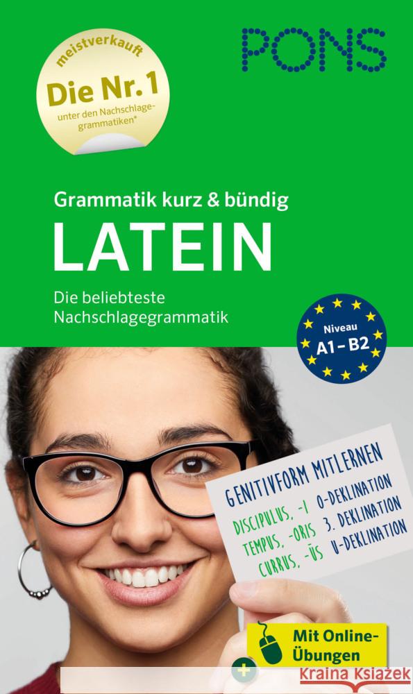 PONS Grammatik kurz & bündig Latein  9783125624832 PONS - książka