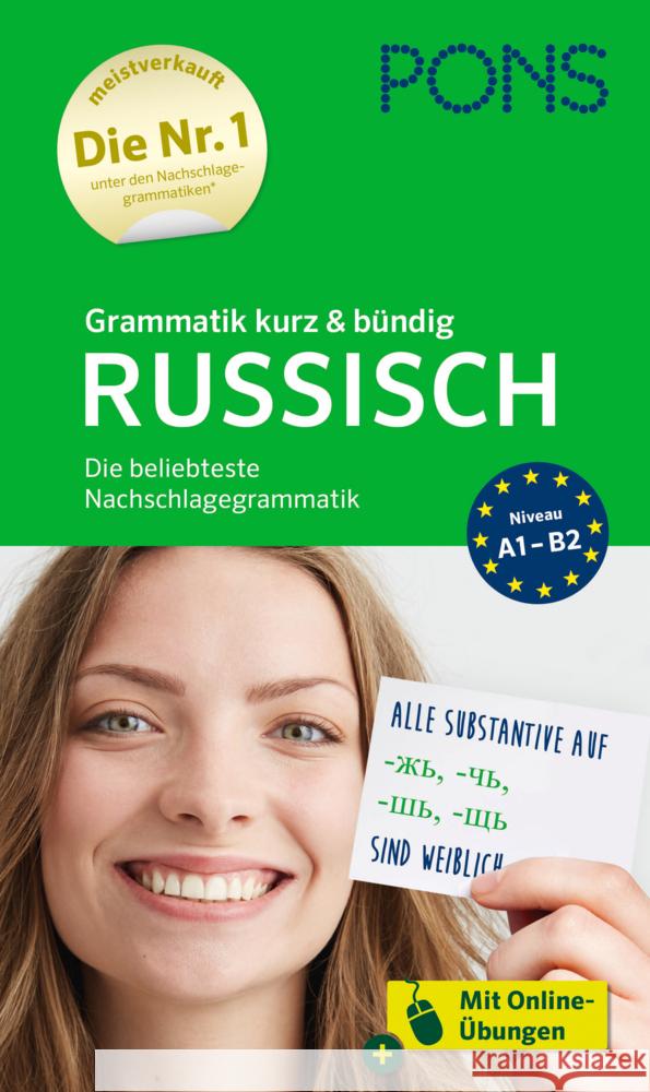 PONS Grammatik kurz und bündig Russisch  9783125624429 PONS - książka