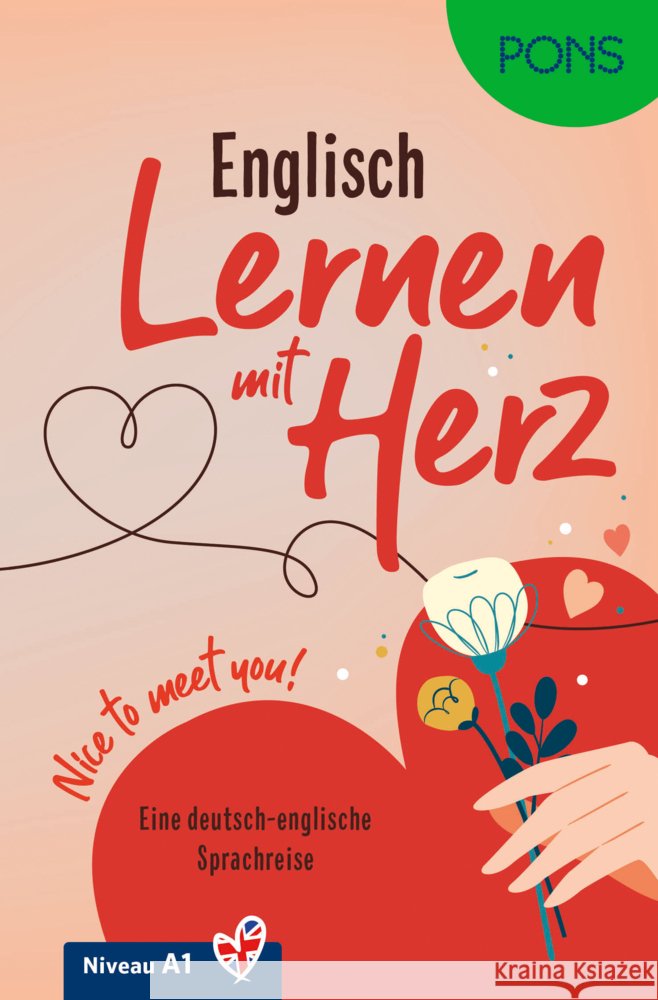 PONS Lernen mit Herz Englisch A1 Steckelmann, Petra 9783125660885 Klett - książka