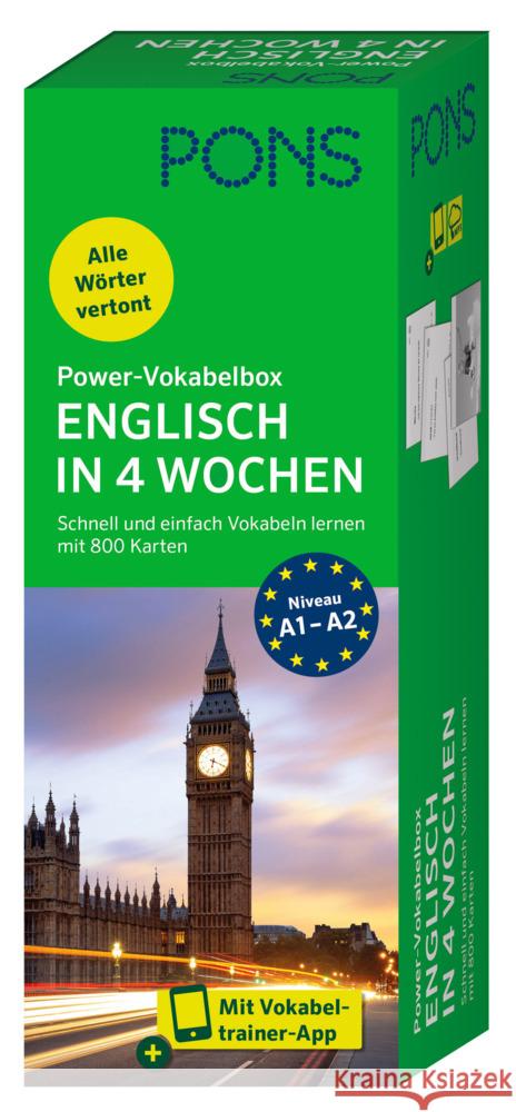 PONS Power-Vokabelbox Englisch  9783125660182 PONS - książka