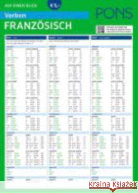 PONS Verben auf einen Blick Französisch  9783125626690 PONS - książka