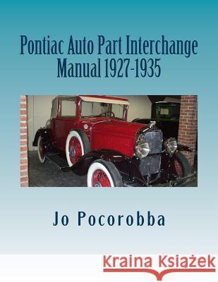 Pontiac Auto Part Interchange Manual 1927-1935 Jo Pocorobba 9781535126670 Createspace Independent Publishing Platform - książka