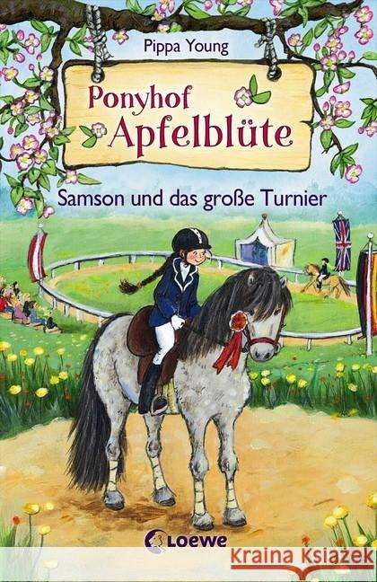 Ponyhof Apfelblüte - Samson und das große Turnier Young, Pippa 9783785584279 Loewe Verlag - książka