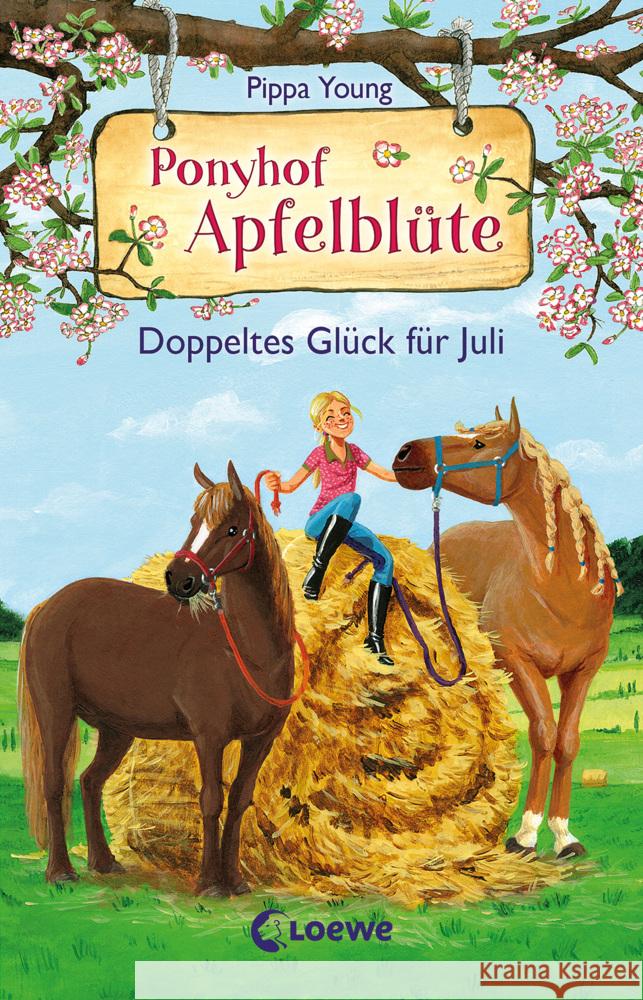 Ponyhof Apfelblüte (Band 21) - Doppeltes Glück für Juli Young, Pippa 9783743214637 Loewe - książka