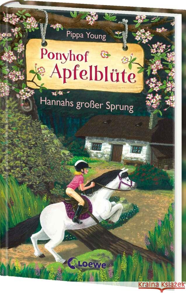 Ponyhof Apfelblüte (Band 24) - Hannahs großer Sprung Young, Pippa 9783743221390 Loewe - książka