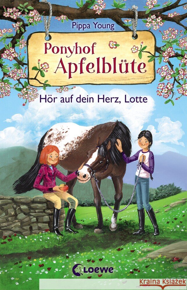 Ponyhof Apfelblüte (Band 17) - Hör auf dein Herz, Lotte Young, Pippa 9783743208681 Loewe - książka
