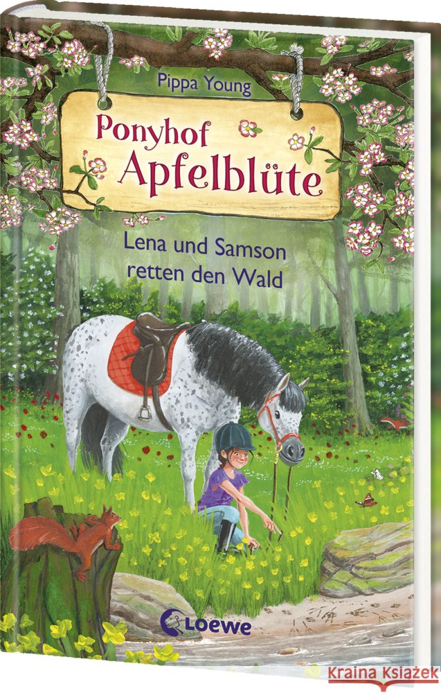 Ponyhof Apfelblüte (Band 22) - Lena und Samson retten den Wald Young, Pippa 9783743216693 Loewe - książka