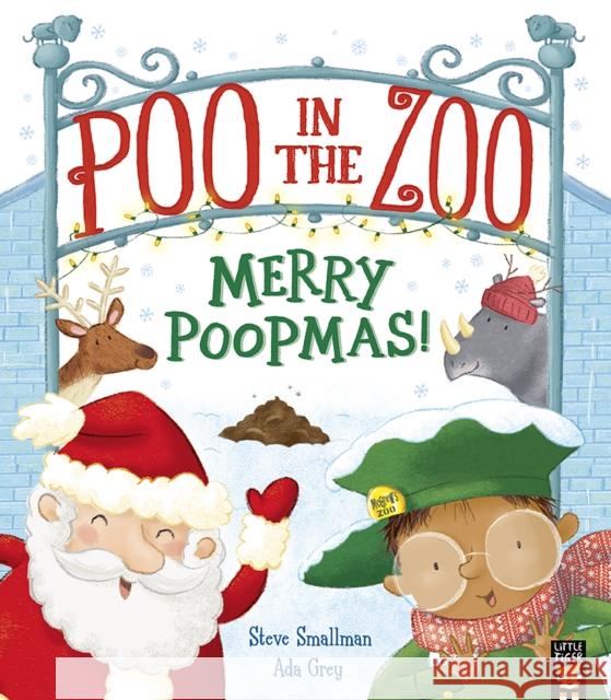 Poo in the Zoo: Merry Poopmas! Steve Smallman 9781801045049 Little Tiger Press Group - książka