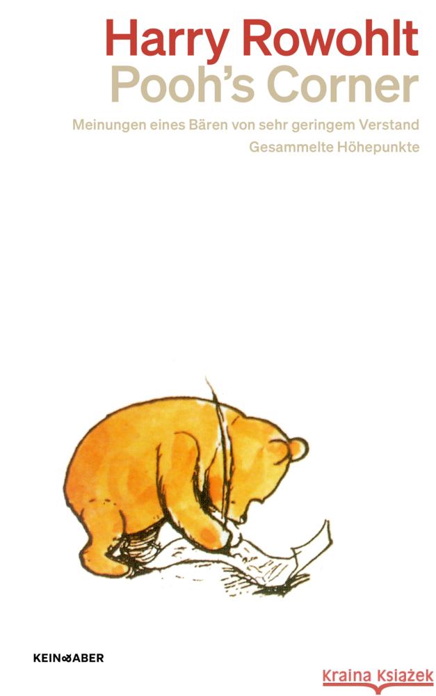 Pooh's Corner Rowohlt, Harry 9783036961972 Kein & Aber - książka