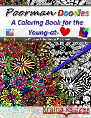 Poorman Doodles: A Coloring Book for Grown Ups J. Kevin Poorman 9781518672835 Createspace Independent Publishing Platform - książka