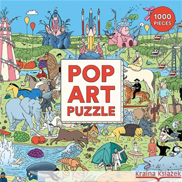 Pop Art Puzzle 1000 Piece Puzzle: Make the Jigsaw and Spot the Artists Ingram, Catherine 9781786277534 Laurence King - książka