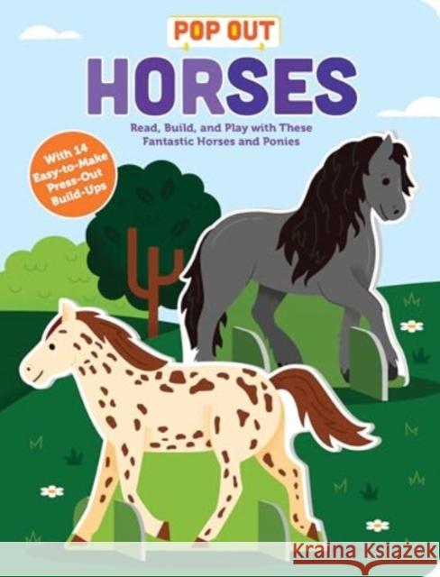 Pop Out Horses: Read, Build, and Play with These Fantastic Horses and Ponies duopress 9781728291291 Sourcebooks, Inc - książka