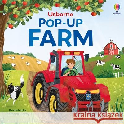 Pop-Up Farm Lizzie Cope Samara Hardy Jenny Hilborne 9781836052968 Usborne Books - książka